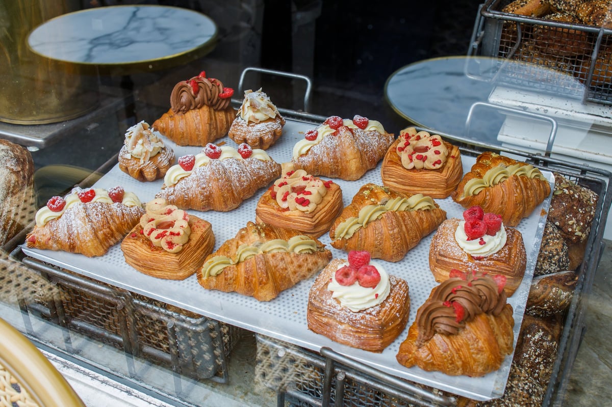 Pastry display case